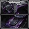 Lypumso Purple Forged Carbon Fiber Vinyl, Adhesive Wrap Roll for