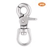Whirling Snap Hooks, Stainless Steel Spring Eye Snaps Durable Trigger