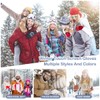 Veni Masee Winter Touchscreen Gloves, Snow Flower Print, Keep Warm,
