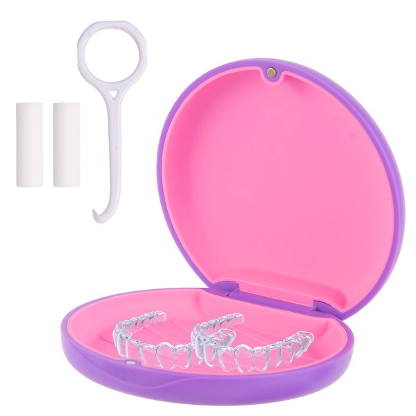 ACSKD Aligner Case, Slim Retainer Box for Travel, Retainer Case