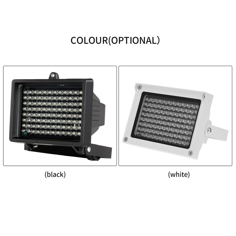 Splenssy IR Lighting 96 LEDs 850nm Array Infrared Lamps with