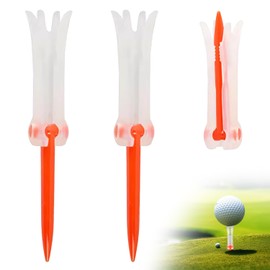 3 Pack Rubber Golf Tees Golf Tees Golf Long Tees Heavy Duty Break-resistant Beginners Golf