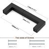 Probrico Cabinet Handles Stainless Steel Kitchen Drawer Pulls Square Bar