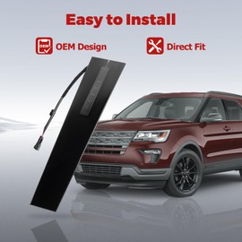 B Pillar Molding Trim Panel Front Door Keyless Entry Keypad Driver LH Side Compatible with Explorer 2011-2019 Replace DB5Z-7820555-AB DB5Z-7820555-AC