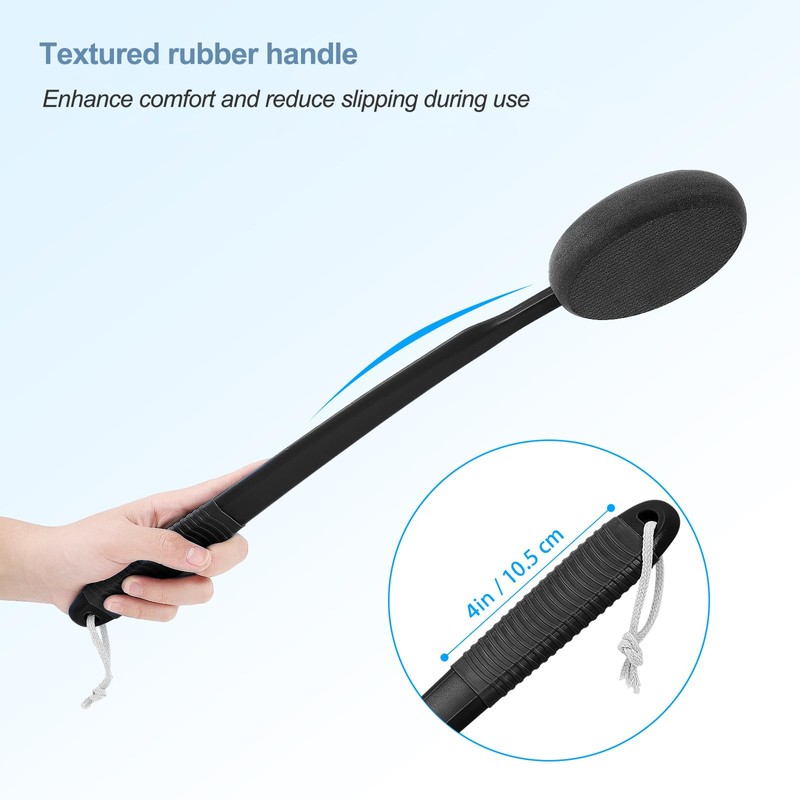 Lotion Applicator for Back, Feet & Legs, Long Plastic Handle