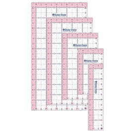 Riley Blake Cute Cuts Rectangle Ruler Set 5/Pkg-1.5"X6.5"-5.5"X10.5" -STCC6020