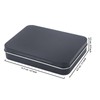 Goodma 24 Pieces Rectangular Metal Hinged Tins, Black, 4.5 x