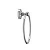 Croydex QM461541 Glue-Fix Worcester Towel Ring, Easy Fit No Drilling