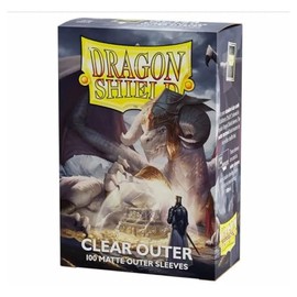Dragon Shield Matte Outer Sleeve Clear 100 pieces AT-13002