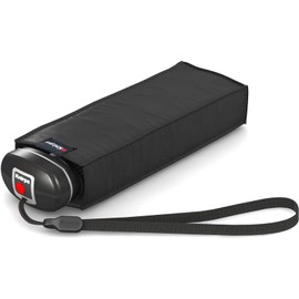 Knirps Manual Travel Pocket Umbrella 18 cm Black