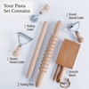 Complete 6 Pcs Pasta Making Tool Set Includes Two Ravioli