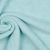 Stretch Cotton Terry Towelling Fabric Material - Pale Blue, 1Mtr