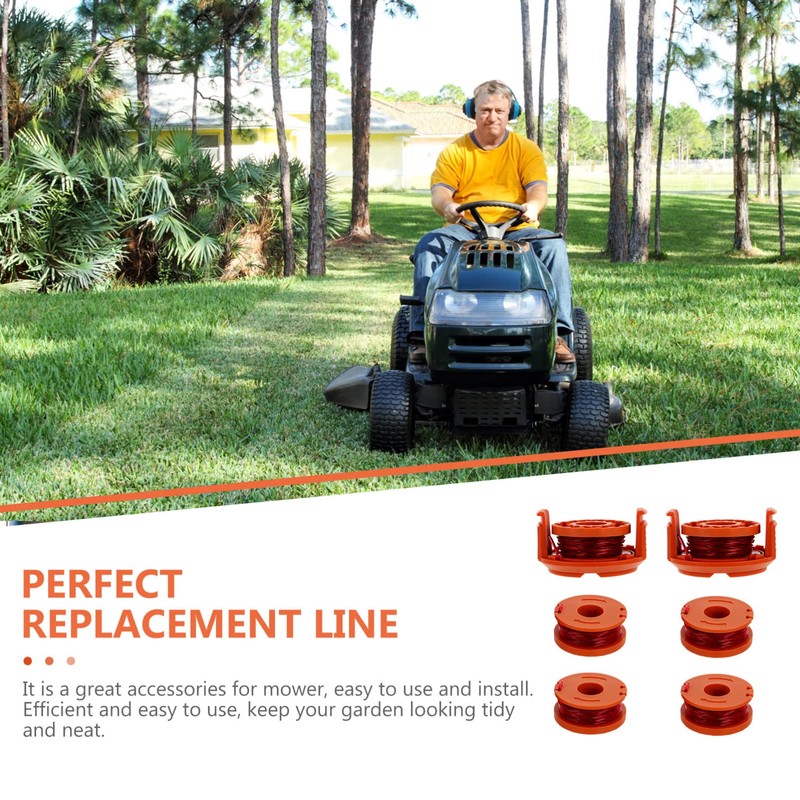 Kisangel 1set Mower String Trimmer Line Replacement for Spools Grass