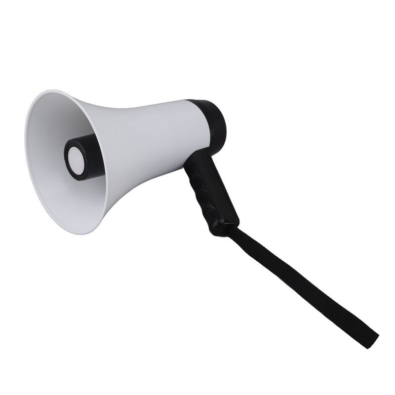Portable Megaphone Bullhorn 30W Power Megaphone Speaker 300S Recording 500M