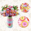 Hisdricus Flower Craft Set for Children, Flowers Crafts Felt Kits