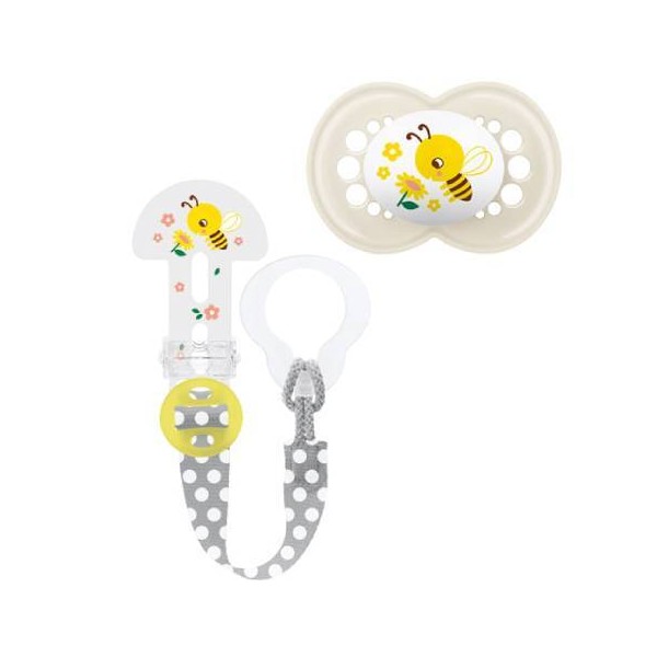 Mam Set Clip it! & Original Set Silicone Soother for