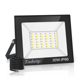 30 W LED Spotlight Outdoor Super Bright 3000 LM, Headlight 6500 K Cool White IP66 Waterproof Outdoor Light Floodlight for Backyard, Garage, Hallway, Garden, Hotel