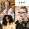 DOOViC 3 Pack Oversized Reading Glasses for Women Blue Light