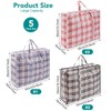 5 Pack XL Extra Large Strong Laundry Storage Bags With