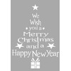 Tuopuda Christmas Sticker for Window, Christmas Tree Letters Stick Wall