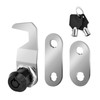 Quixleen 5/8 InchBlack Toolbox Lock Replacement, US General Cabinet Cam