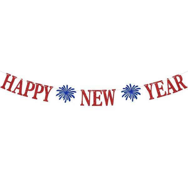 Happy New Year Banner, Cheers to the New Year Garland,