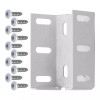Freedom 2-3/4" Heavy Duty Fence Rail Bracket White Aluminum 2