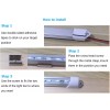MICTUNING Interior LED Light Bar, 4PCS 12V 48 LEDs 6500K
