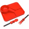 Dinneractive Dining Set for Kids - 3PC Red Race Car