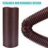 PXCAYFF 2 Pack Rain Gutter Downspout Extensions Flexible,Downspout Extender Diverter