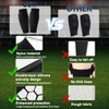 1 Pair of Children's Football Shin Pads with Honeycomb Pads,