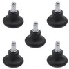 Hepzest 5Pcs Bell Glides Replacement Office Chair Wheels Stopper Office