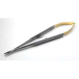 Tc.Castroveijo持針器）眼科用形成手術用歯科用マイコロ持針器約14cmタングステンカーバイド付き直型