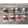 8Pcs Christmas Ornaments Boots -DIY Shoes Tree Hanging Ornament 8x7cm