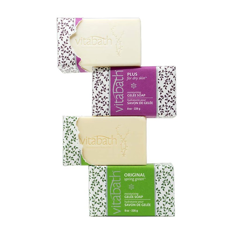 Vitabath Moisturizing Gelee Soap, Plus for Dry Skin, 8 Ounce