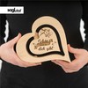 sagl.tirol Pine Heart with Floating Inner Heart and Engraving, 20