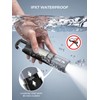 Smiling Shark Torches Recargeable,2 Pack Flashlight LED with 3 Modes