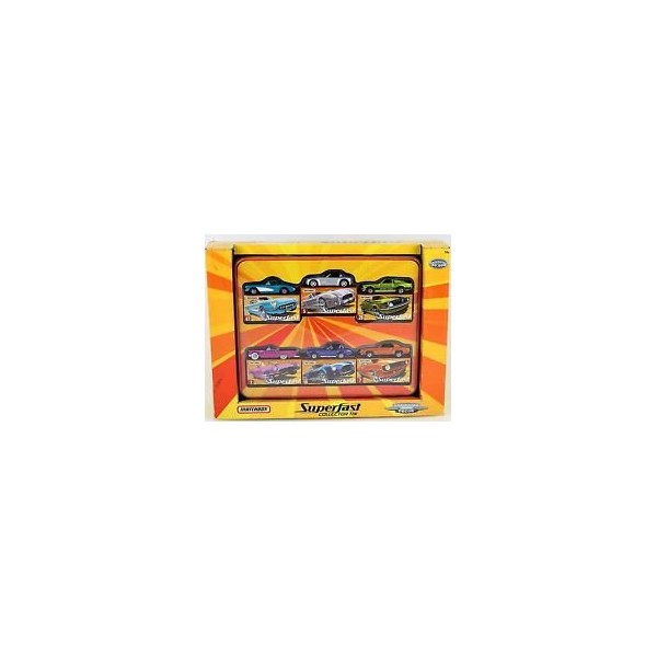 Matchbox Collectors Exclusive Decos Superfast Collector Tin