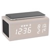 Alarm Clock, Alarm Clock, Speaker, Bluetooth 5.0, Qi Wireless Charger,