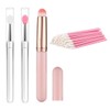 GHPKOTW 33 Stück Lippenpinsel, Lippenstift Stab Applikator Lipgloss Concealer Pinsel