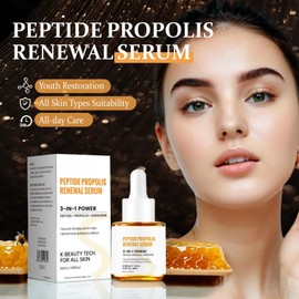 Peptide & Propolis Renewal Serum (50ml) - Anti-Ageing, Skin Repair & Regeneration for Youthful, Glowing Skin