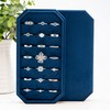 COWFEX Velvet Ring Organizer Display Tray Jewelry Box Organizer Ring