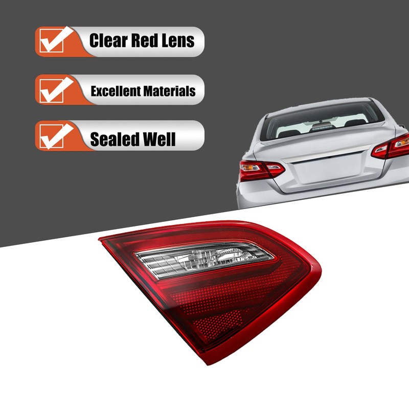 labwork Left Inner Tail Light Replacement for Nissan Altima SR