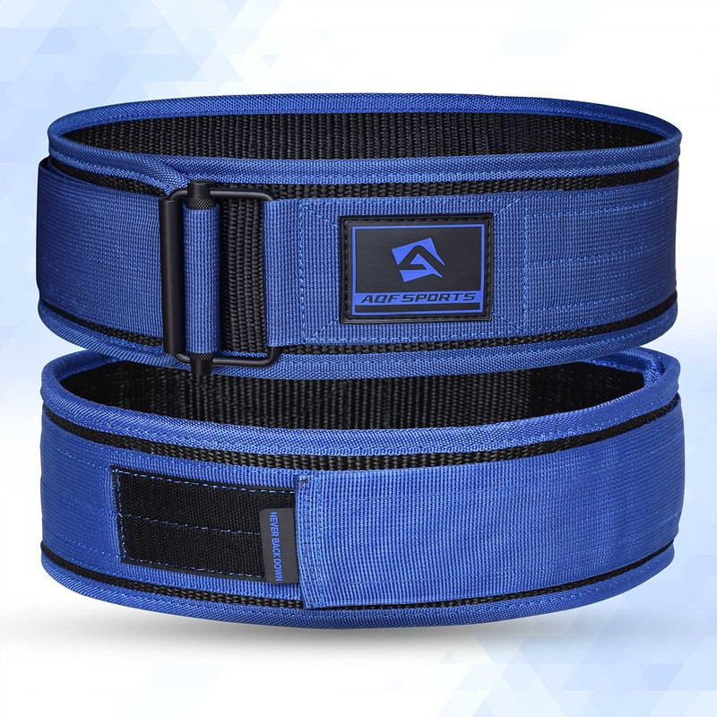 AQF Weight Lifting Belt - 4” Auto Lock Nylon Gym