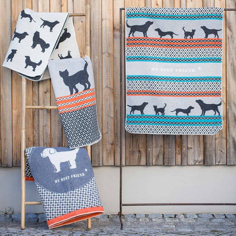 David Fussenegger 62296079 Pet Blanket Dogs Allover, 70 x 90