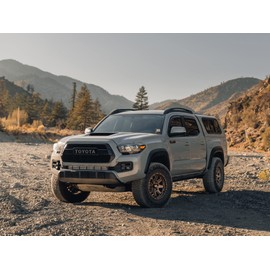 RockTrix RT116 17 inch Wheel Compatible with 2009-2024 Ford F150, 17x9 6x135 Wheels (-12mm Offset, 4.5in Backspace) 87.1mm Bore, Bronze Wheels, Also fits 2022+ Bronco Raptor Rims