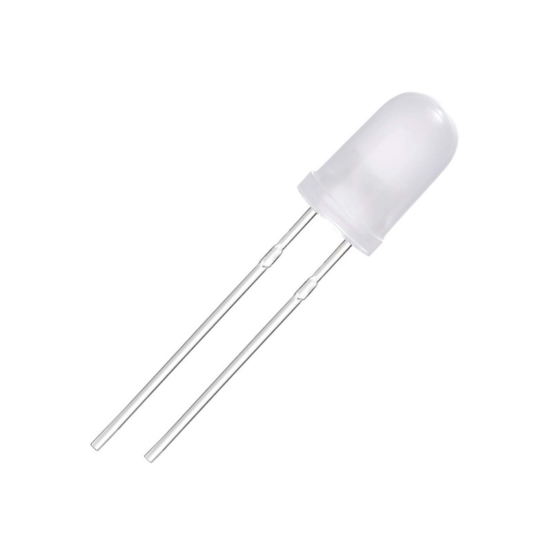 CHANZON 100 pcs 5mm Blue Diffused LED Diode Lights (Frosted