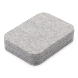 Mayboos Needle Felting Pad, Grey Sponge Needle Felting Pad, 4.52"x3.34" Natural Wool Needled Felting Mat Needle Felting Supplies for Any Wool Felting Makeing