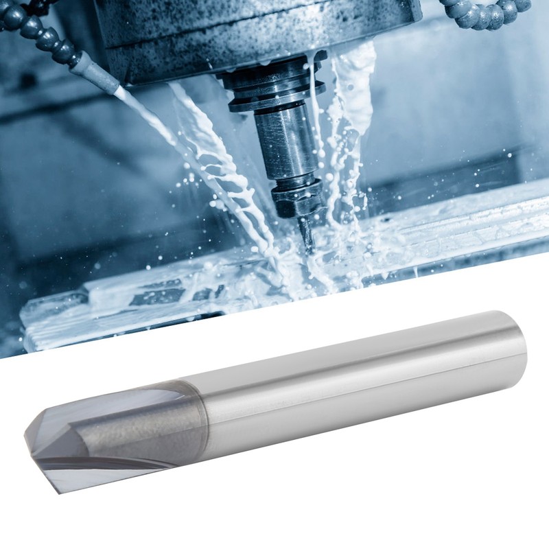3‑Flute Chamfer Cutter Drill Bit Tungsten Steel 120° CNC Chamfering