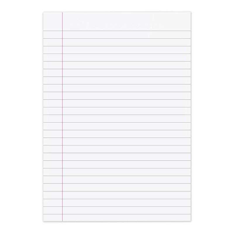 The Worcestershire Stationery Company A5 lined note pad, pack of